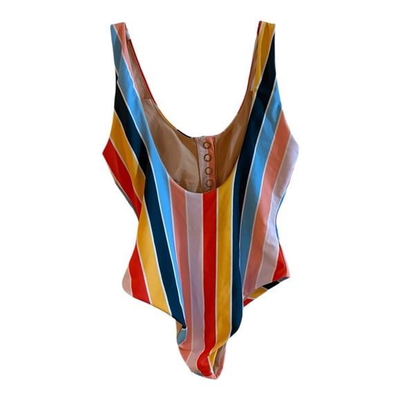 Colorful Striped Swimsuit - Picture 3 of 5